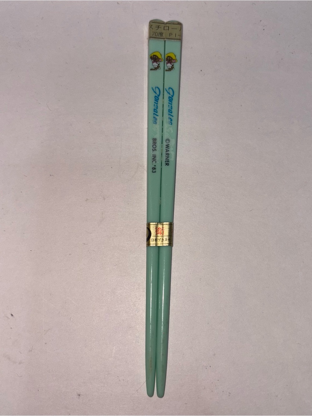 Speedy Gonzales Vintage Chop Sticks 1983 Plastic New Old Stock Warner Bros